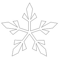 snowflake simple 5